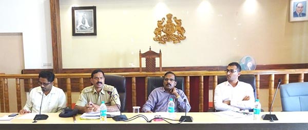 ಮಡಿಕೇರಿ : ಕಾನೂನು ಸುವ್ಯವಸ್ಥೆಯ ಸಮಾಲೋಚನಾ ಸಭೆ